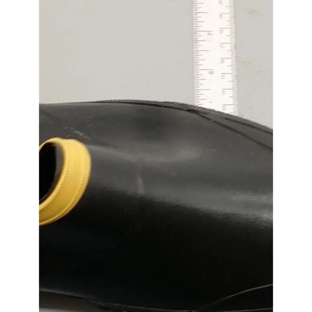 Lacrosse Boots Mens Black 8 Rubber Overshoes Pull On Waterproof Low Top NEW